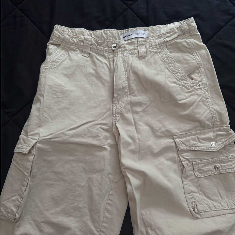 Women’s Beige Cargo Pants